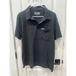 FIGS PRO Men's Charcoal Gray Short Sleeve Polo Shirt Size Large 247365